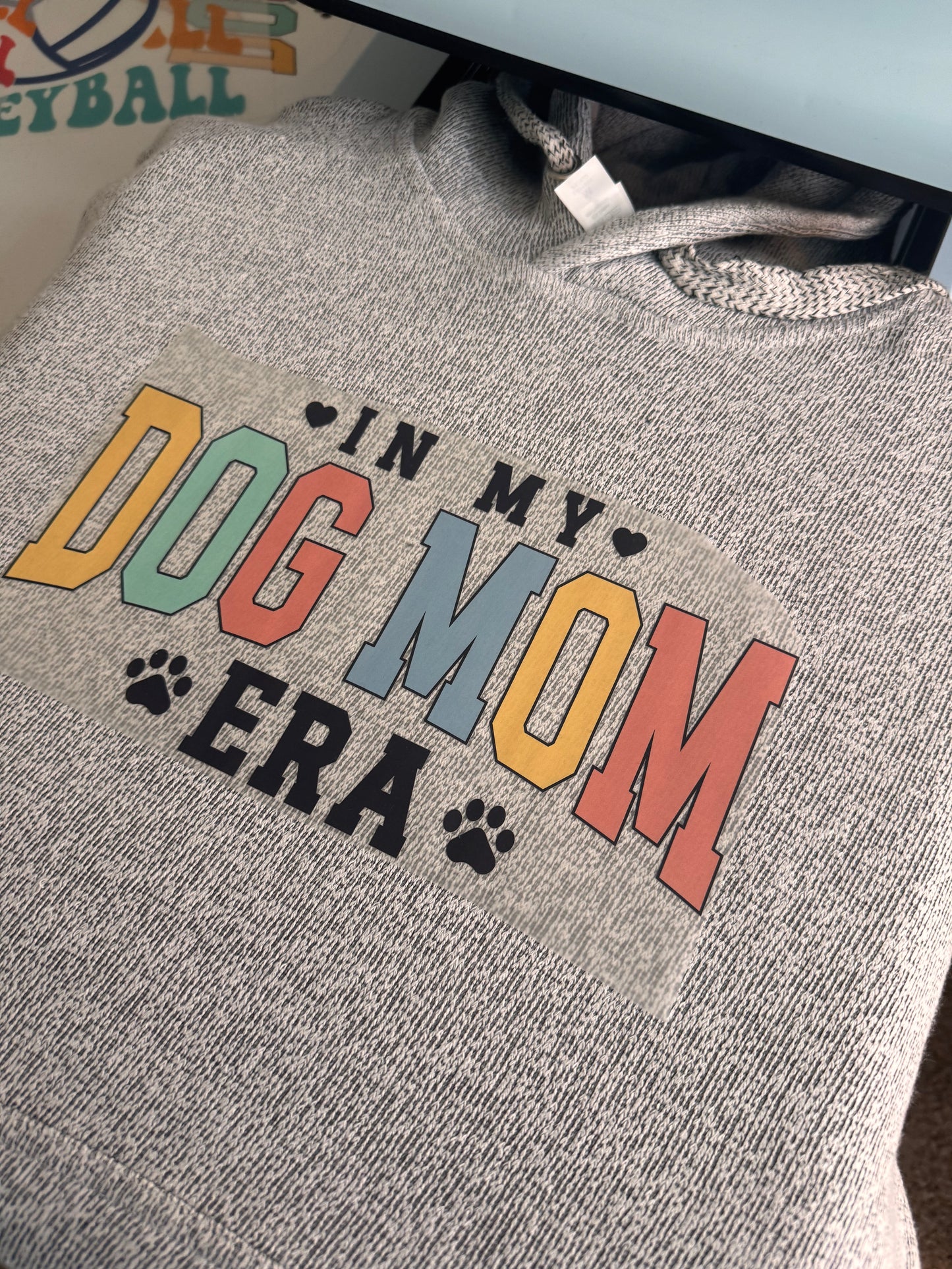 Dog Mom Era on Lane 7 Hoodie