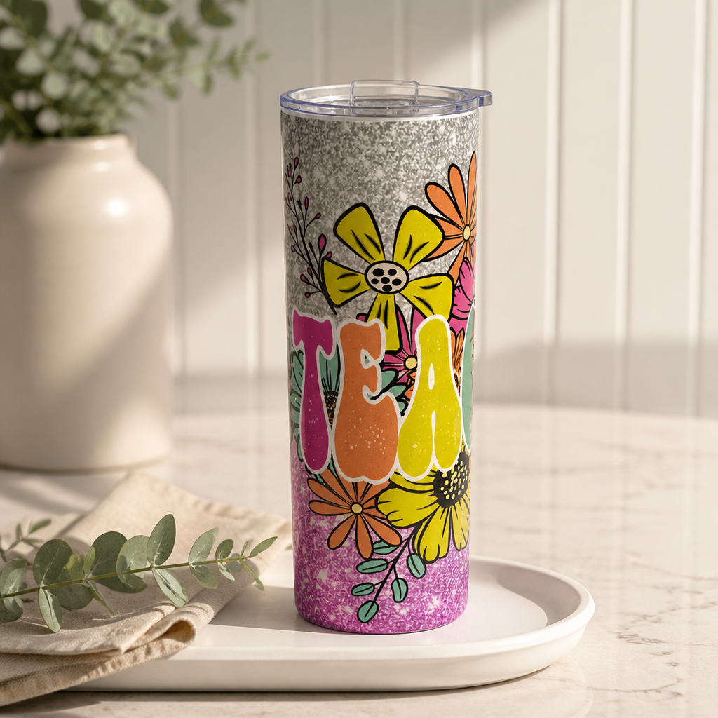 Teacher Retro Tumbler