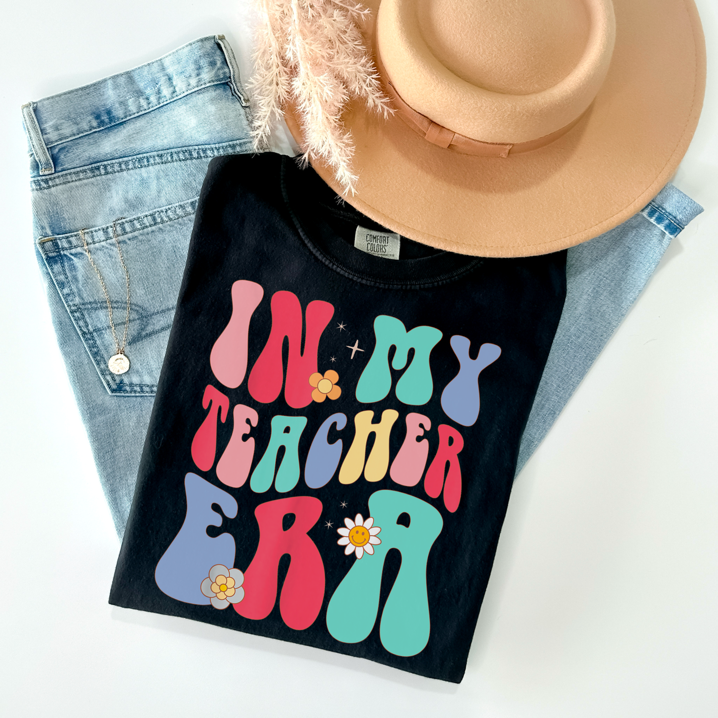 In My Teacher Era Groovy Daisy DTF Print