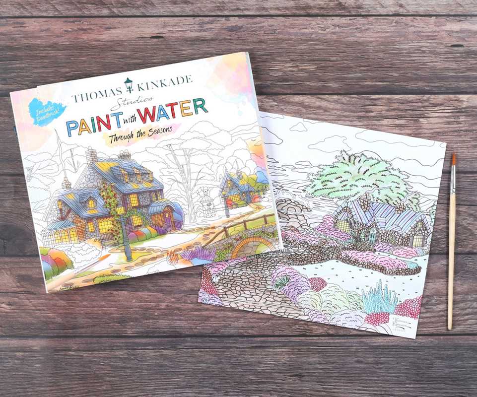 Thomas Kinkade Paint with Water by Editors of Thunder Bay Press