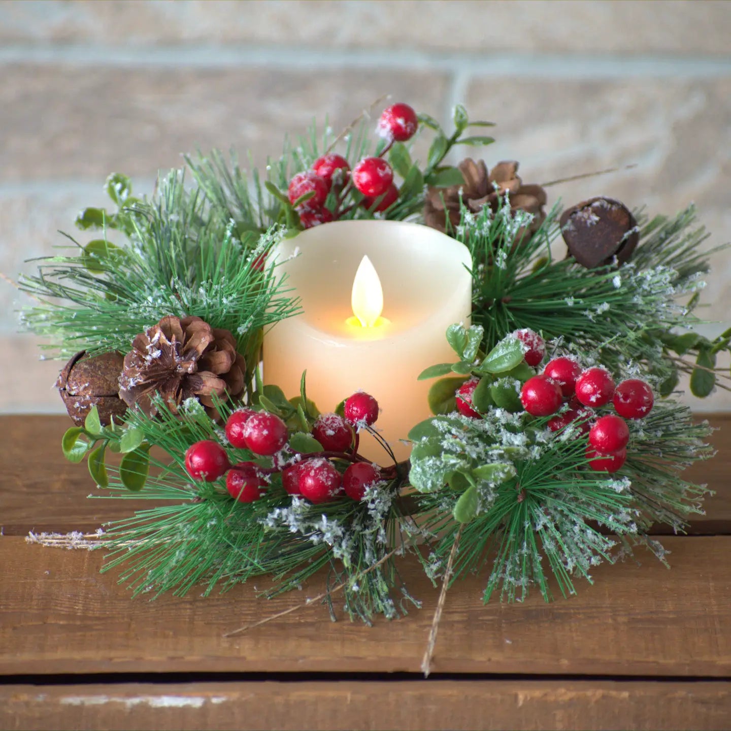 Rusty Bells 4.5" candle Ring