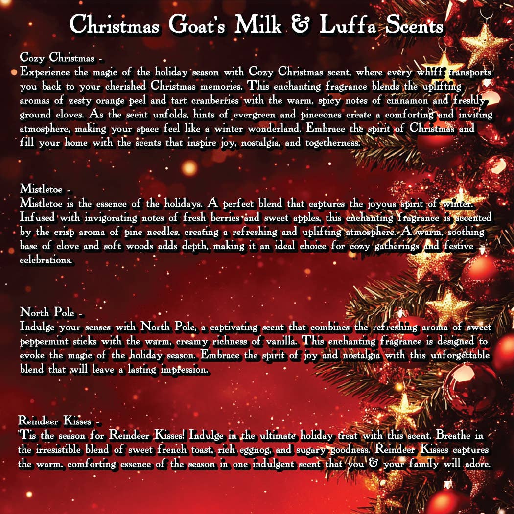 Christmas Scented Luffa Soaps