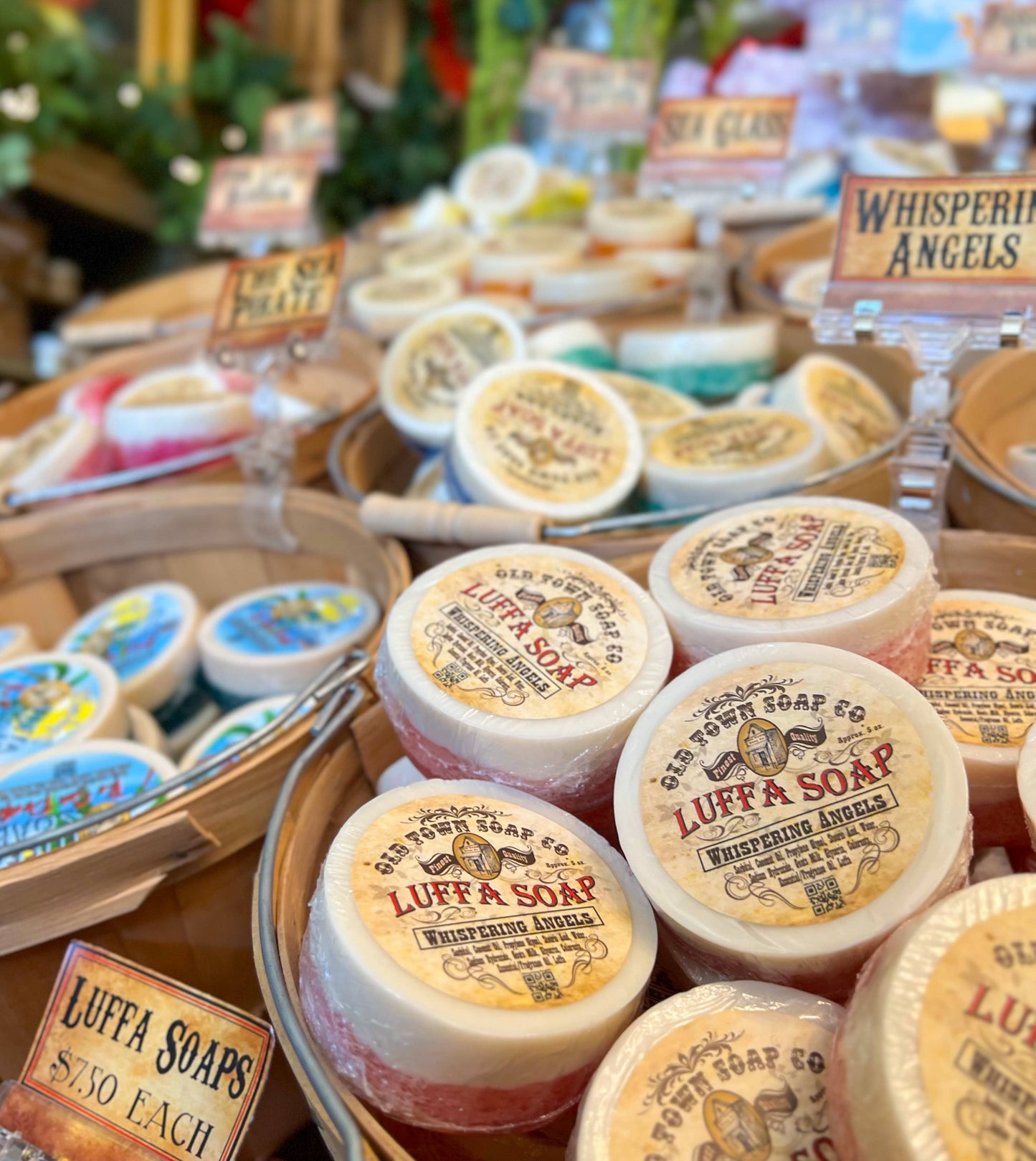 Luffa Soap -Available in 20 scents -Goat's Milk Soap