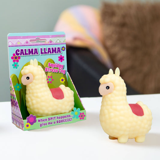Squishy Stress Ball Toy - Calma Llama - Novelty Fidget