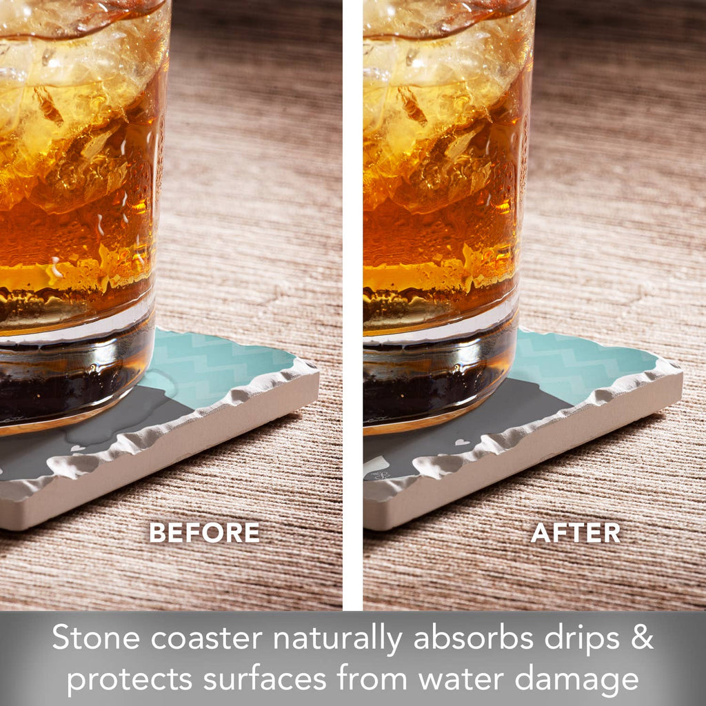Thirstystone "Rescue Dog" Single Absorbent Stone Coaster