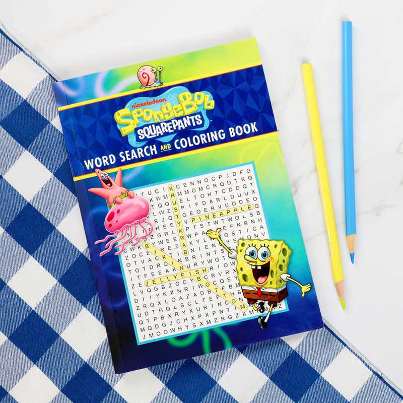 SpongeBob SquarePants Word Search and Coloring Book by Editors of Thunder Bay Press