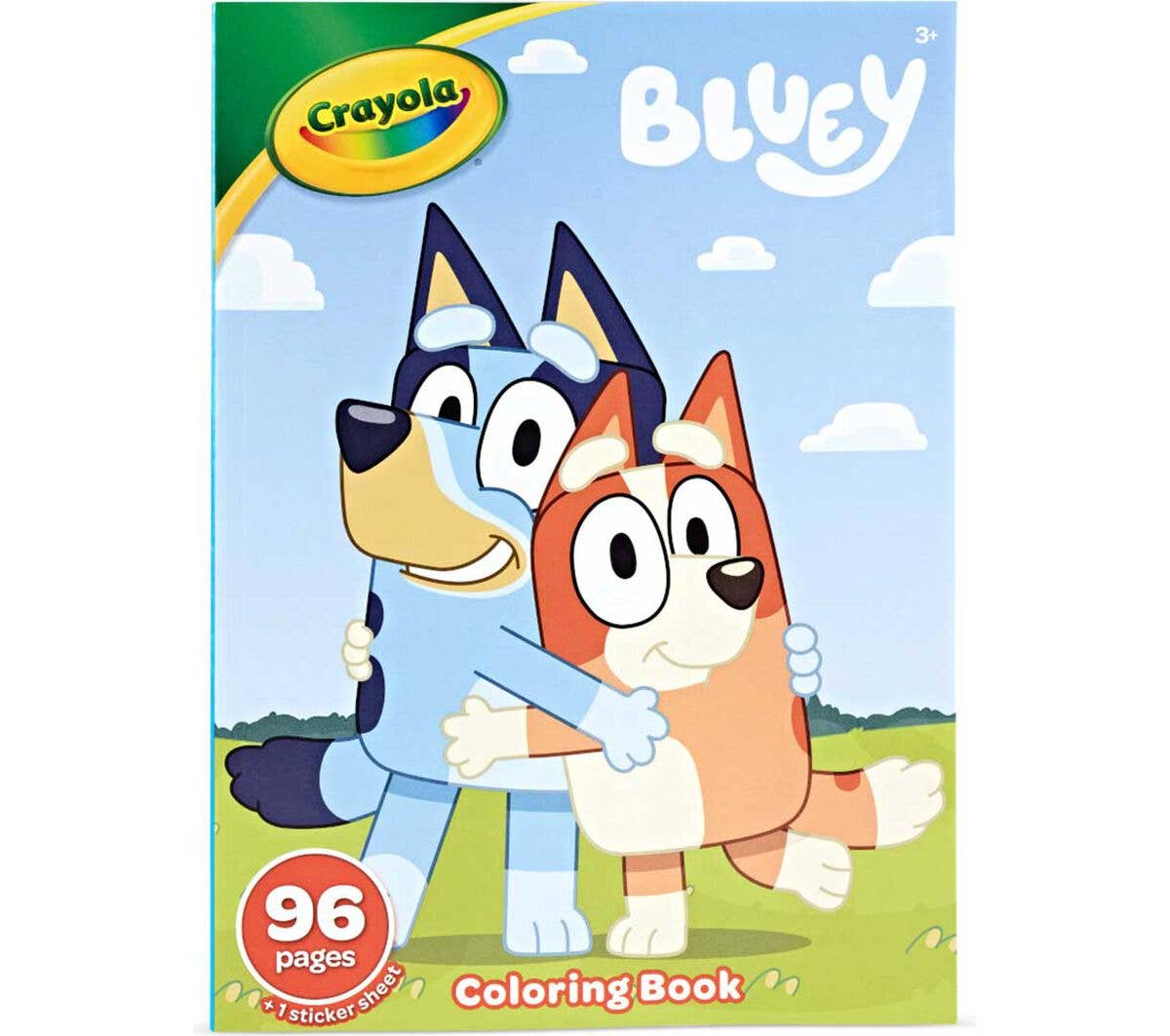 Bluey Crayola 96 Page Coloring Book with Sticker Sheet