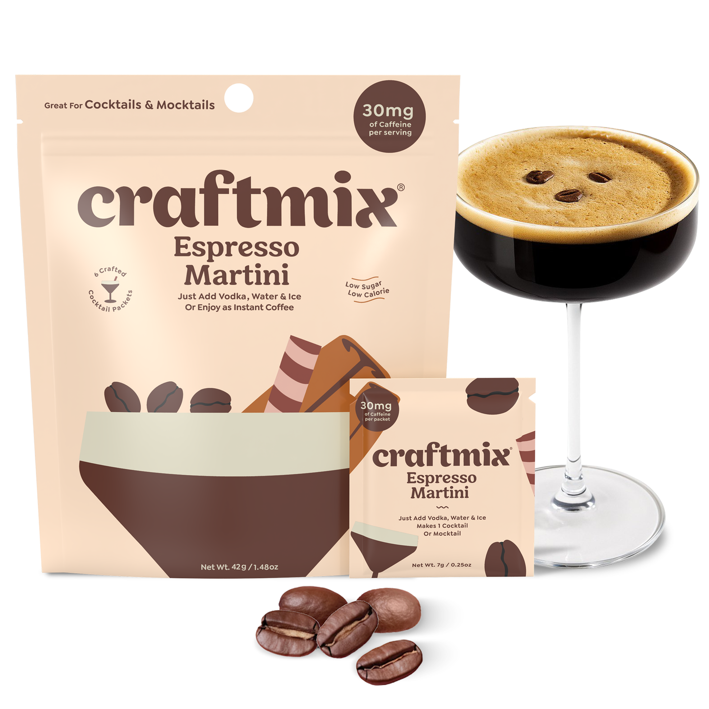 Espresso Martini Cocktail Mixer - 6 Servings Multipack