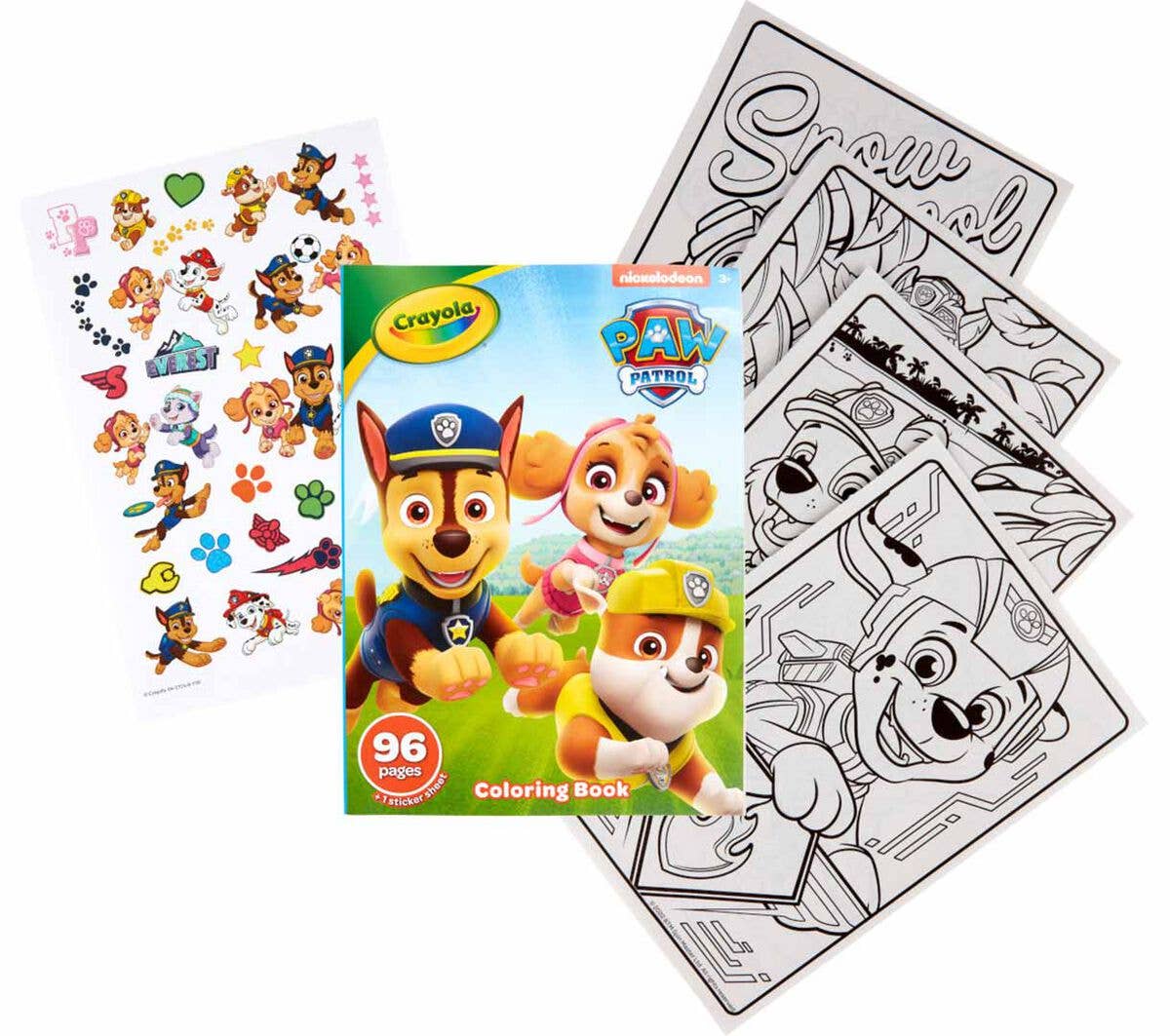 Nickelodeon Paw Patrol 96-Page Coloring Book