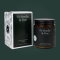 Fir & Pine Essential Oil Beeswax Jar Candle: Non-Toxic