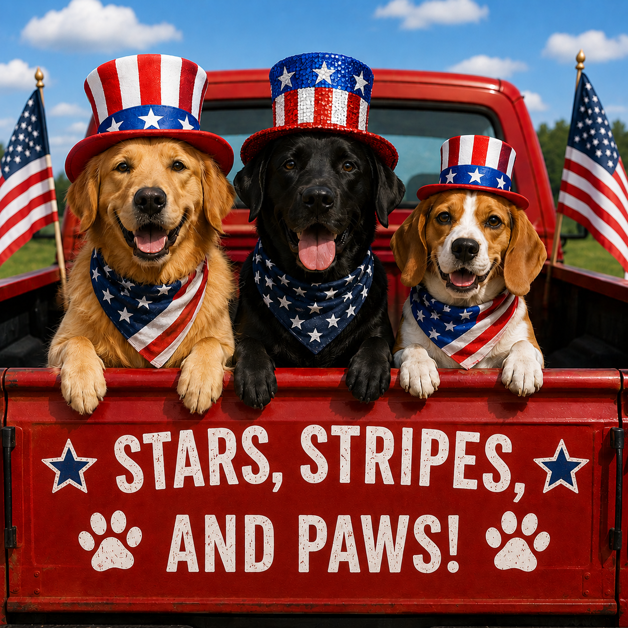Stars Stripes & Paws