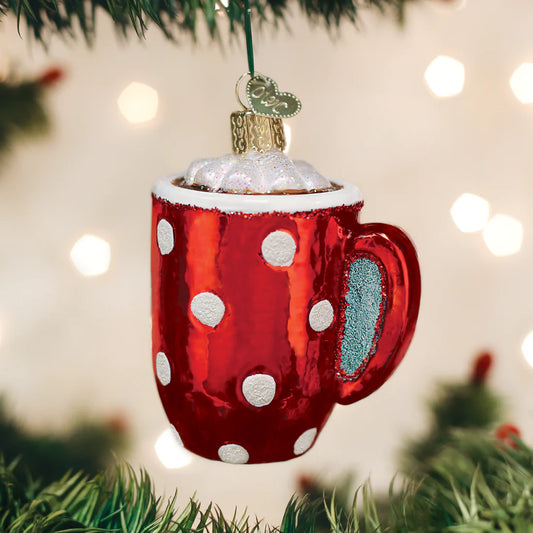 Old World Christmas Hot Cocoa Ornament