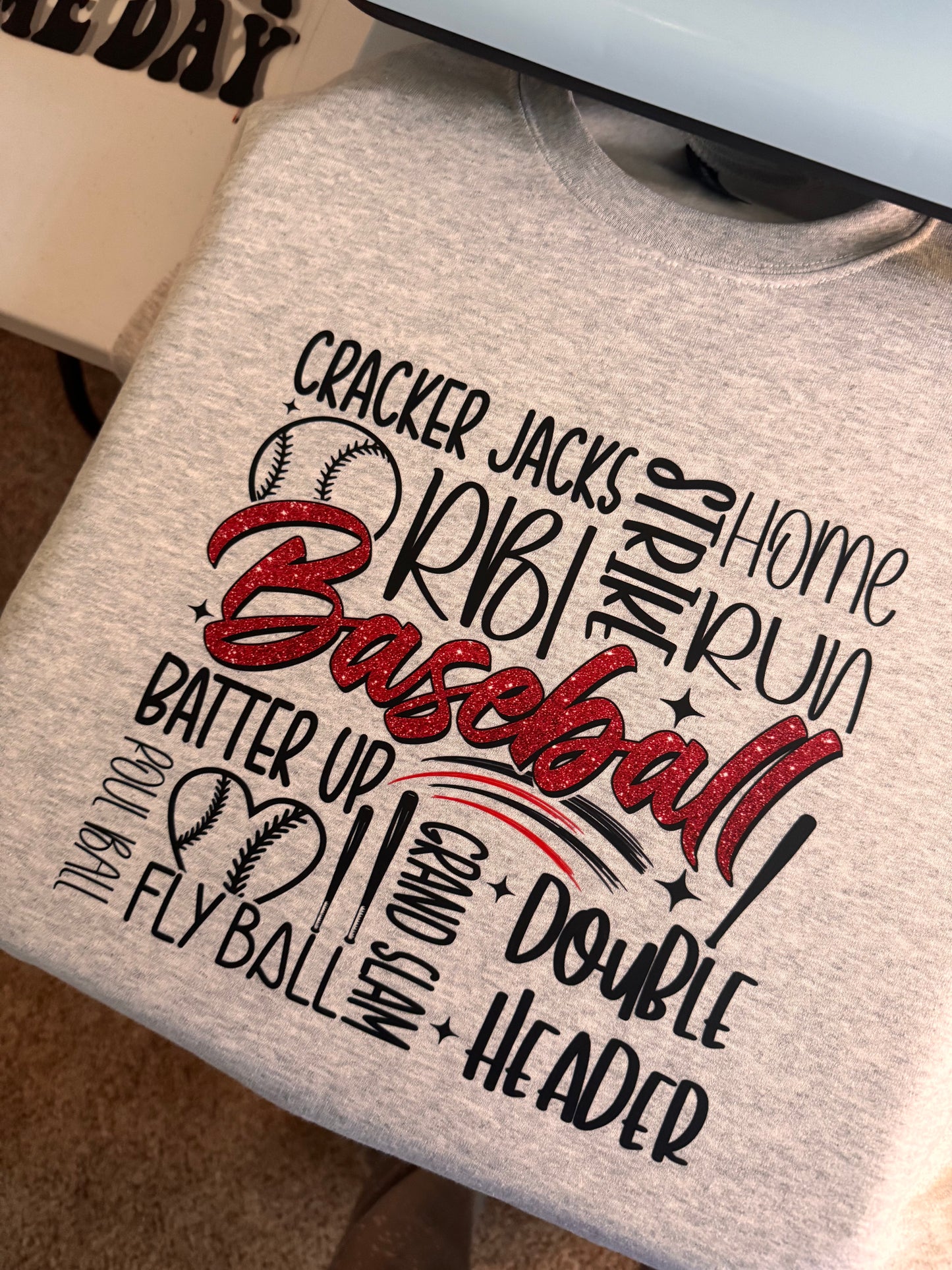 Baseball Saying Sweatshirt