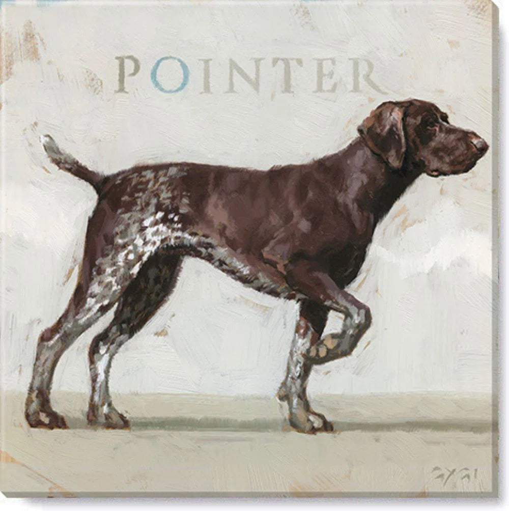 German Pointer Canvas Wall Art 5x5x1