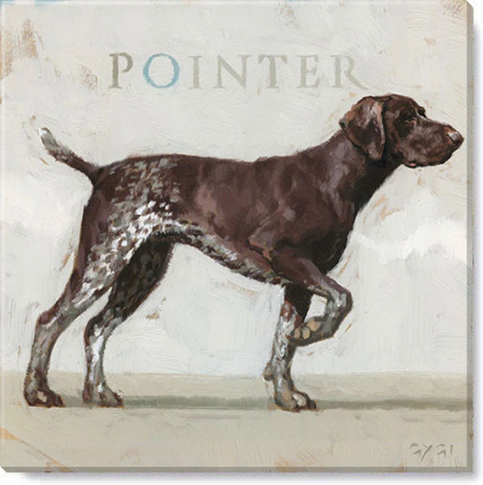 German Pointer Canvas Wall Art 5x5x1