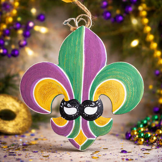 Mardi Gras Charm Round Top Collection