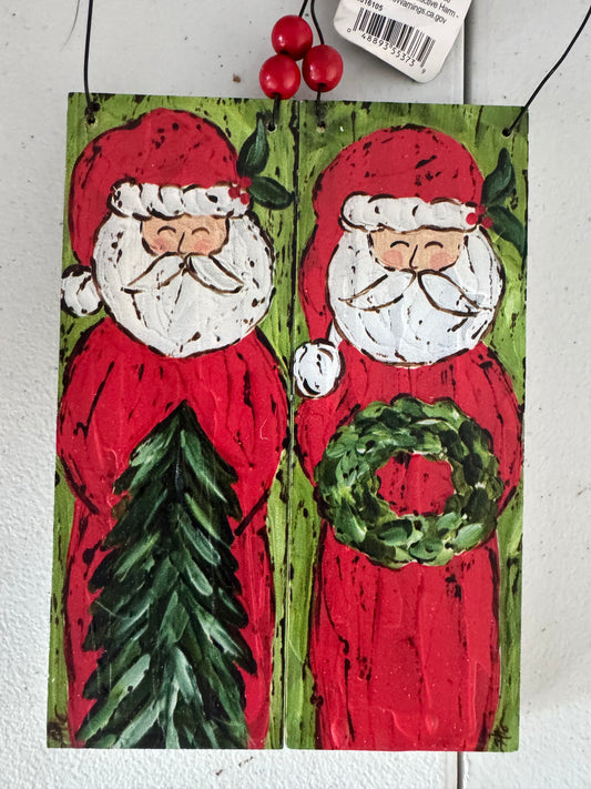 Raz Wooden Christmas Ornaments