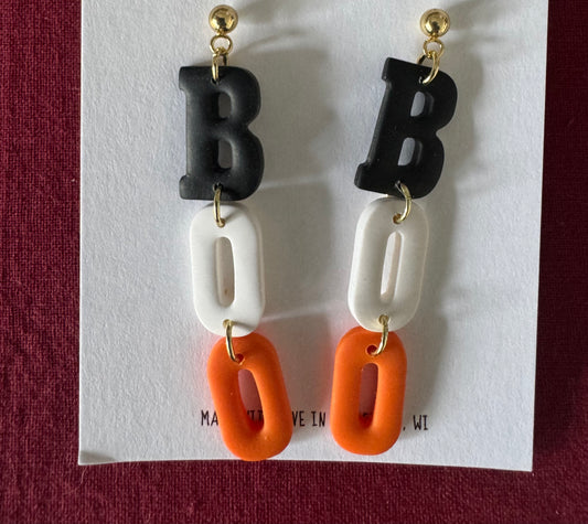 Boo Clay Polymer Earrings