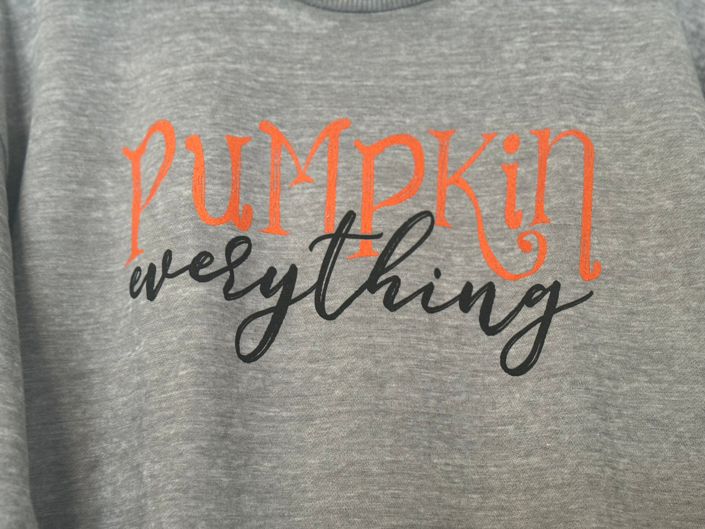 Pumpkin Everything Melange Sweatshirt- S