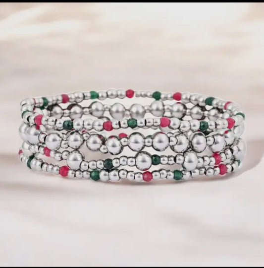 Cape Diablo Christmas Silver Magic Bracelet