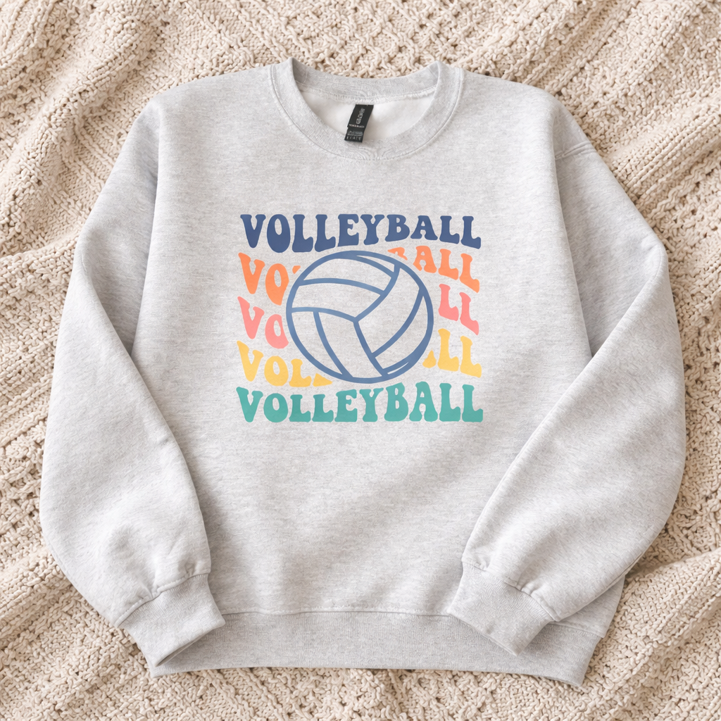 Volleyball Colorful Sweatshirt