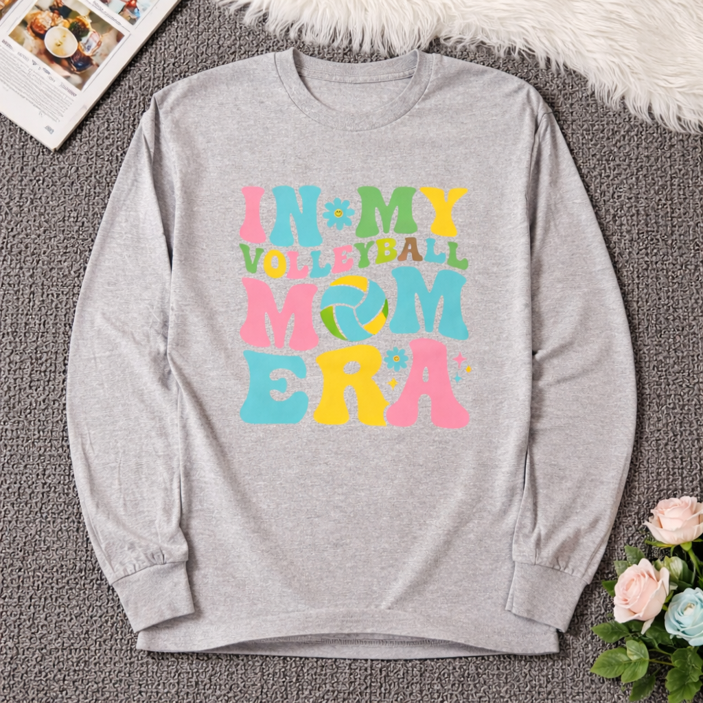 Volleyball Mom Era L/S Tee