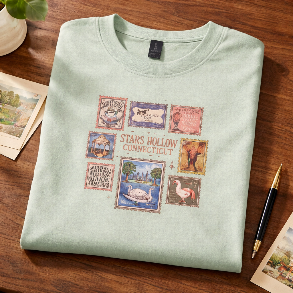 Gilmore Girls SS Tee in Mint
