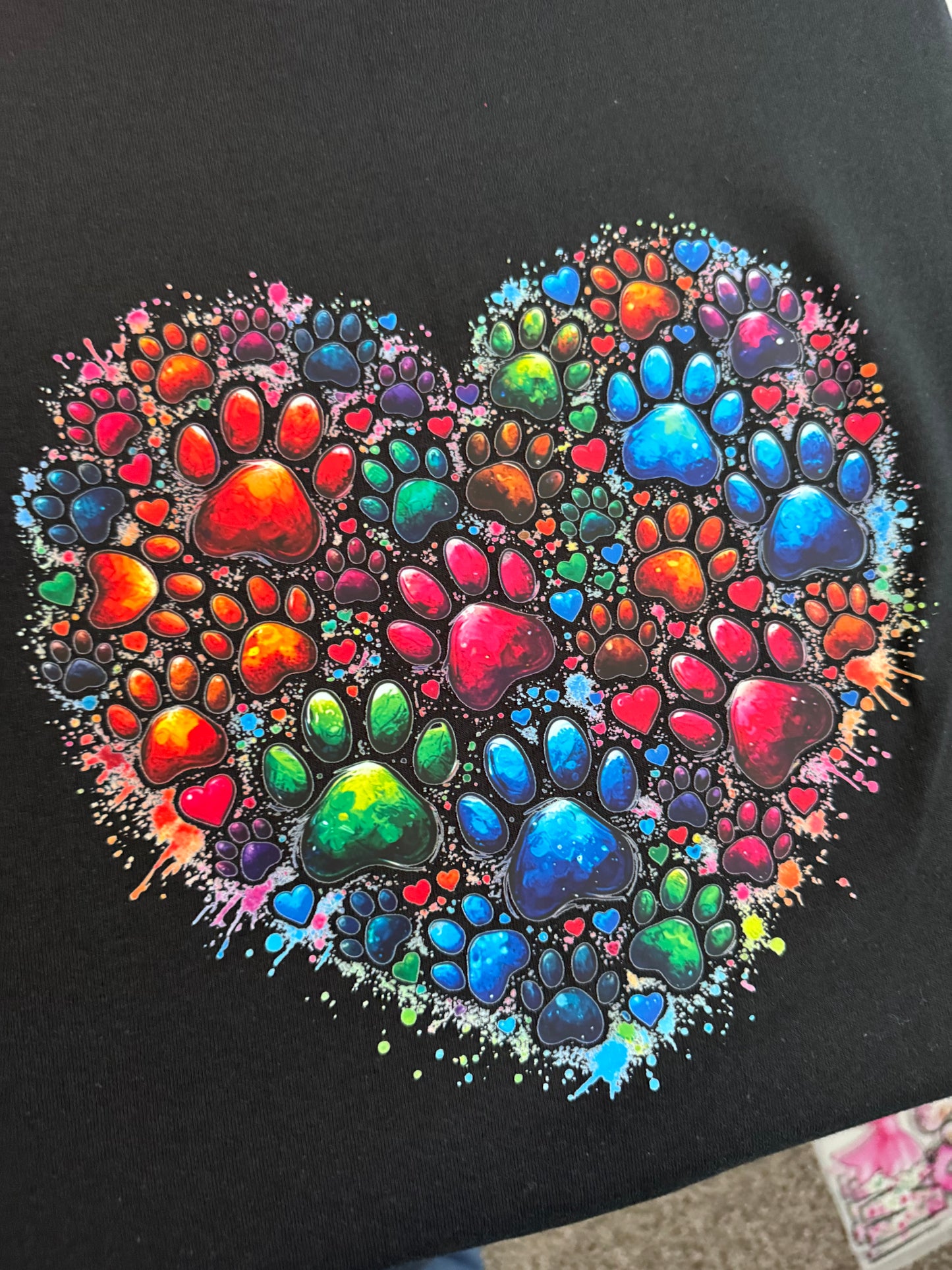Heart Paw Print