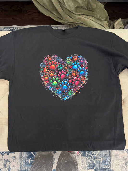Heart Paw Print