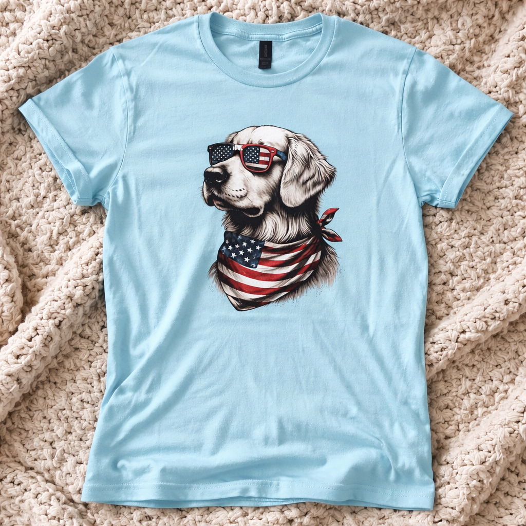 Golden Retriever DTF on a Tee