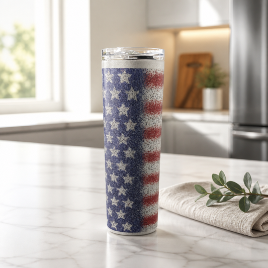 Stainless Steel 25oz Patriotic Tumbler