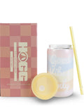 Good Vibes Only 16 oz Glass Tumbler