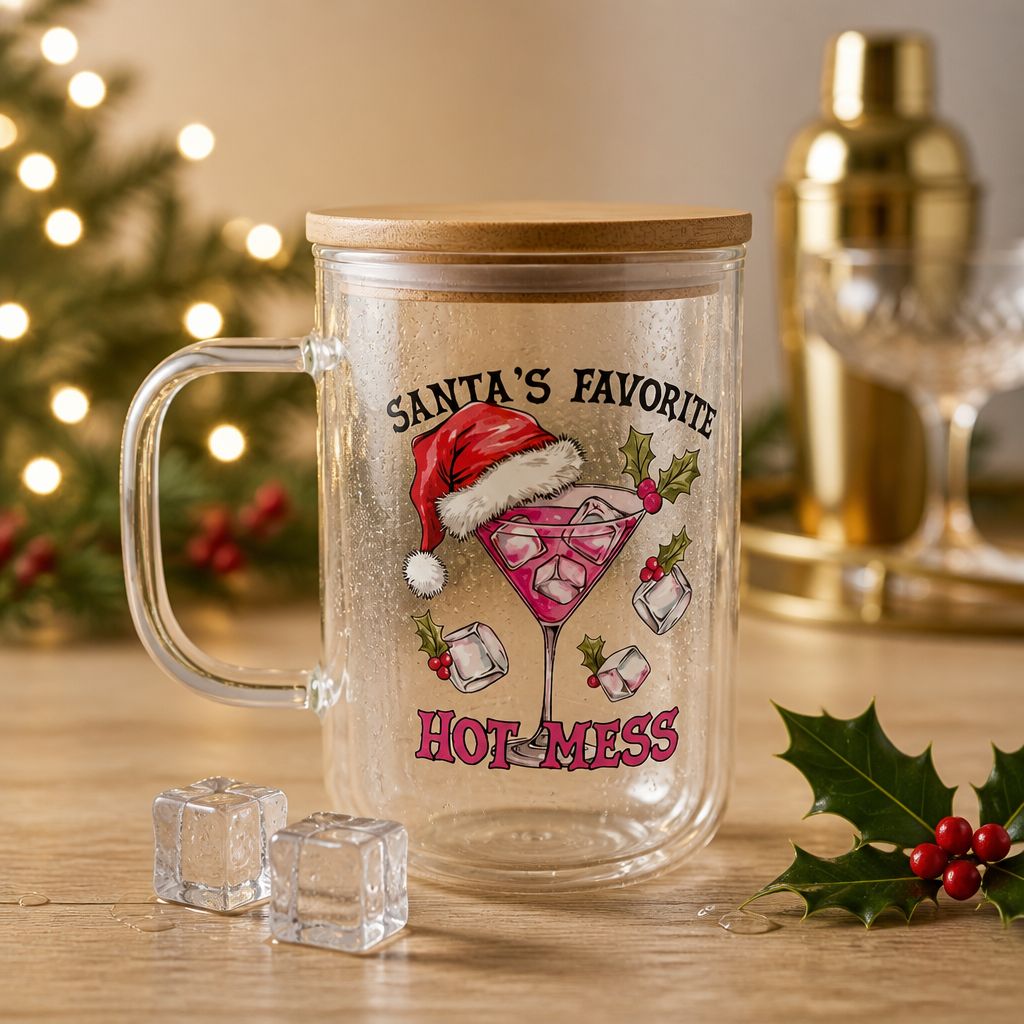 Santa's Favorite Hot Mess Mug | Funny Christmas Gift | Gifty Things