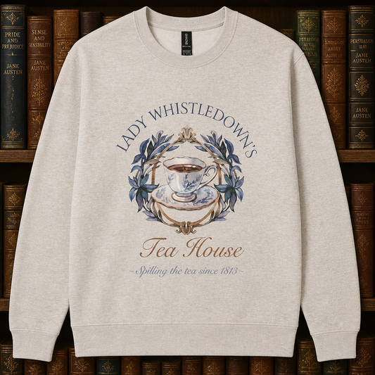 Mrs. Whistledown"s Tea House Sweatshirt