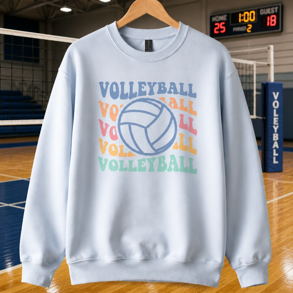 Volleyball Colorful Sweatshirt