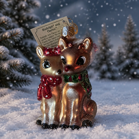 Rudolph & Clarrice Ornament