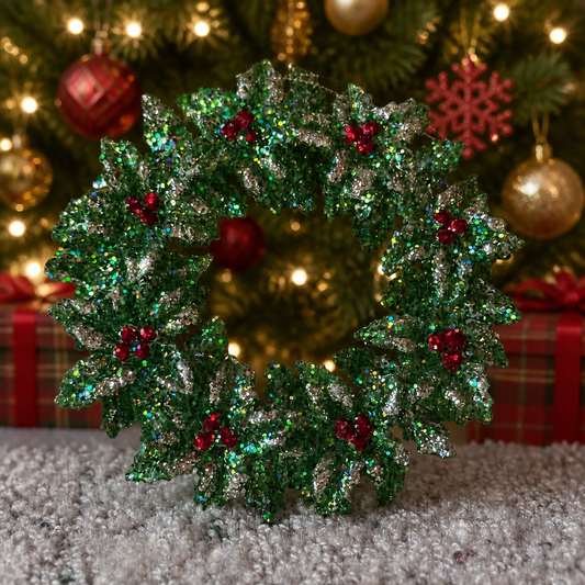 Glitter Wreath Ornaments