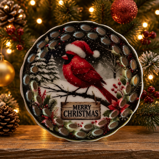 Ceramic Cardinal Ornament