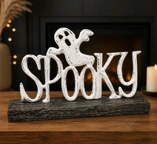 Spooky Ghost Shelf Sitter