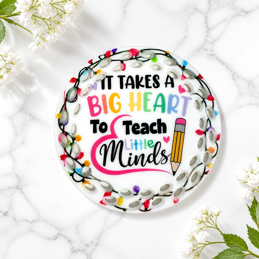 Big Heart Teacher Ornament