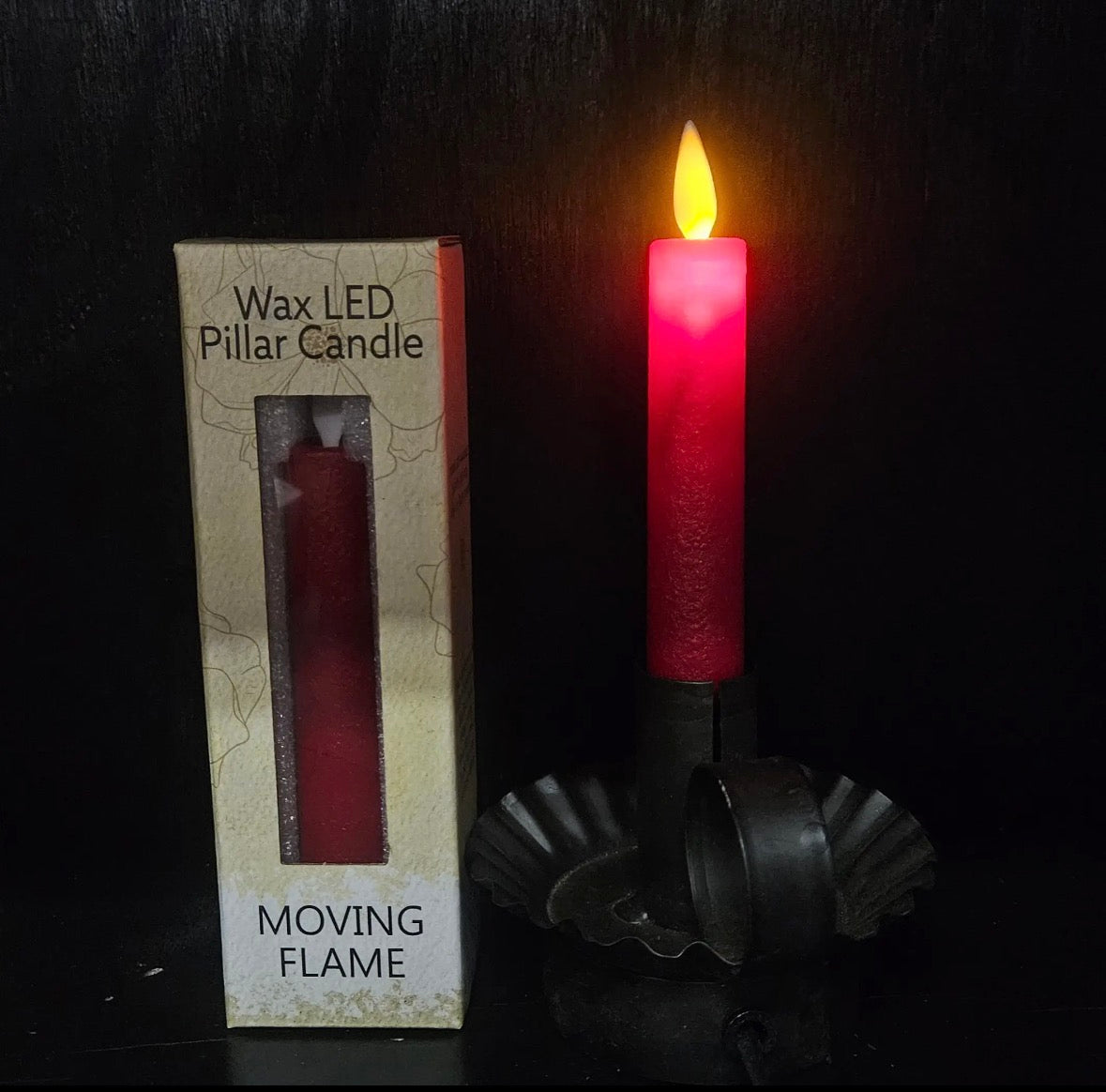 Red Flameless 5.5" Candle