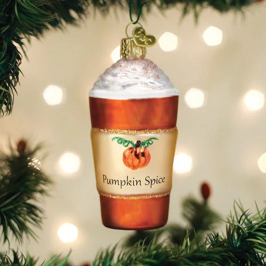 Old World Christmas Pumpkin Spice Latte Ornaments