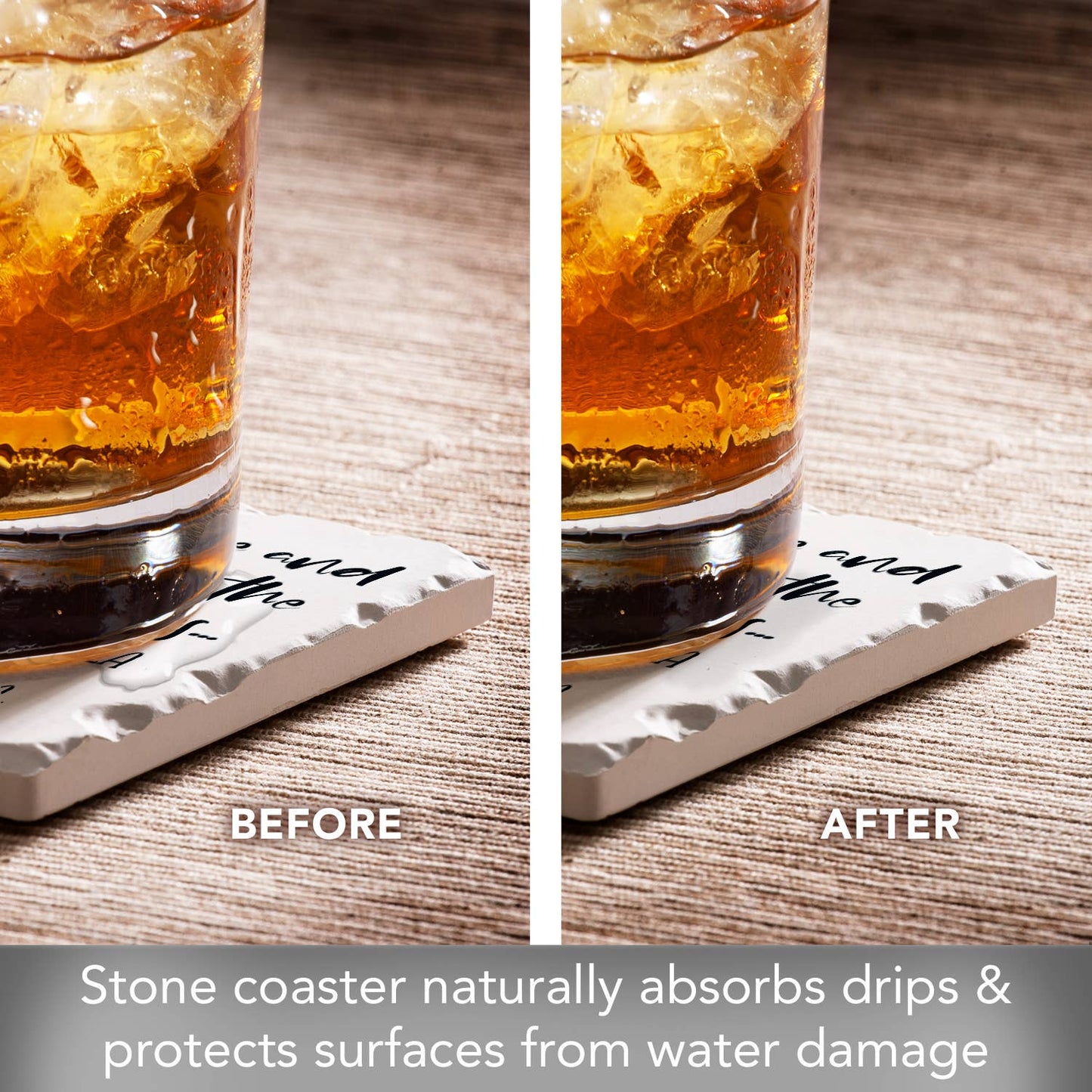 Blame The Doggies 1 Pack Single Absorbent Stone Coaster