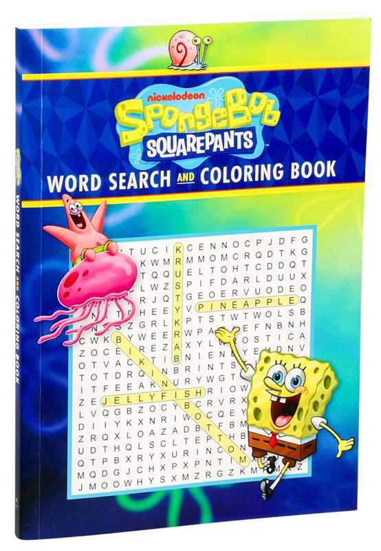SpongeBob SquarePants Word Search and Coloring Book by Editors of Thunder Bay Press