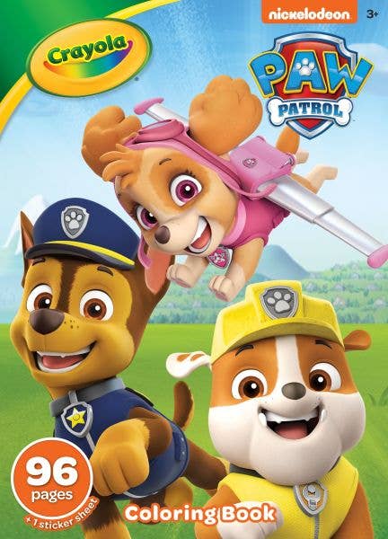 Nickelodeon Paw Patrol 96-Page Coloring Book