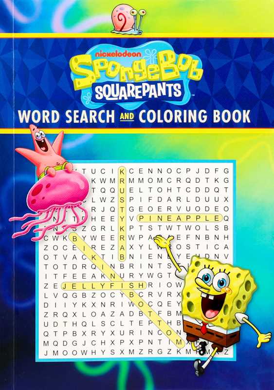 SpongeBob SquarePants Word Search and Coloring Book by Editors of Thunder Bay Press