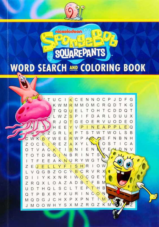 SpongeBob SquarePants Word Search and Coloring Book by Editors of Thunder Bay Press